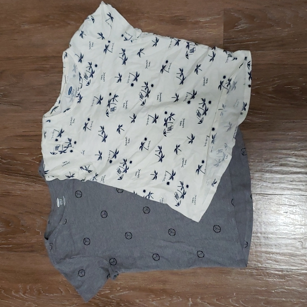 (14-16) Old Navy Softest Tee Youth Girl's Printed Casual Lightweight Everyday